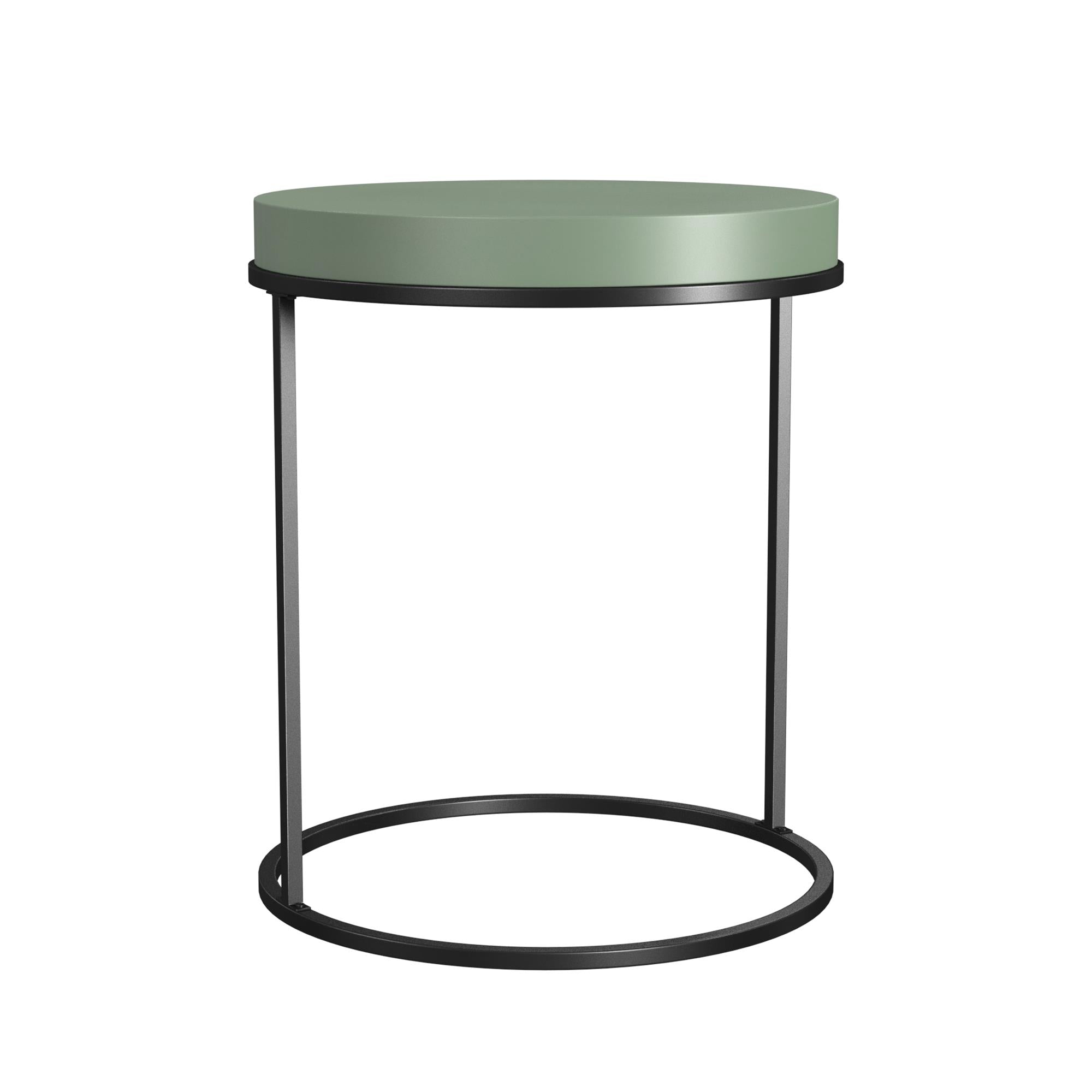 Cortney's Collection Perry Round Accent Table - Sage