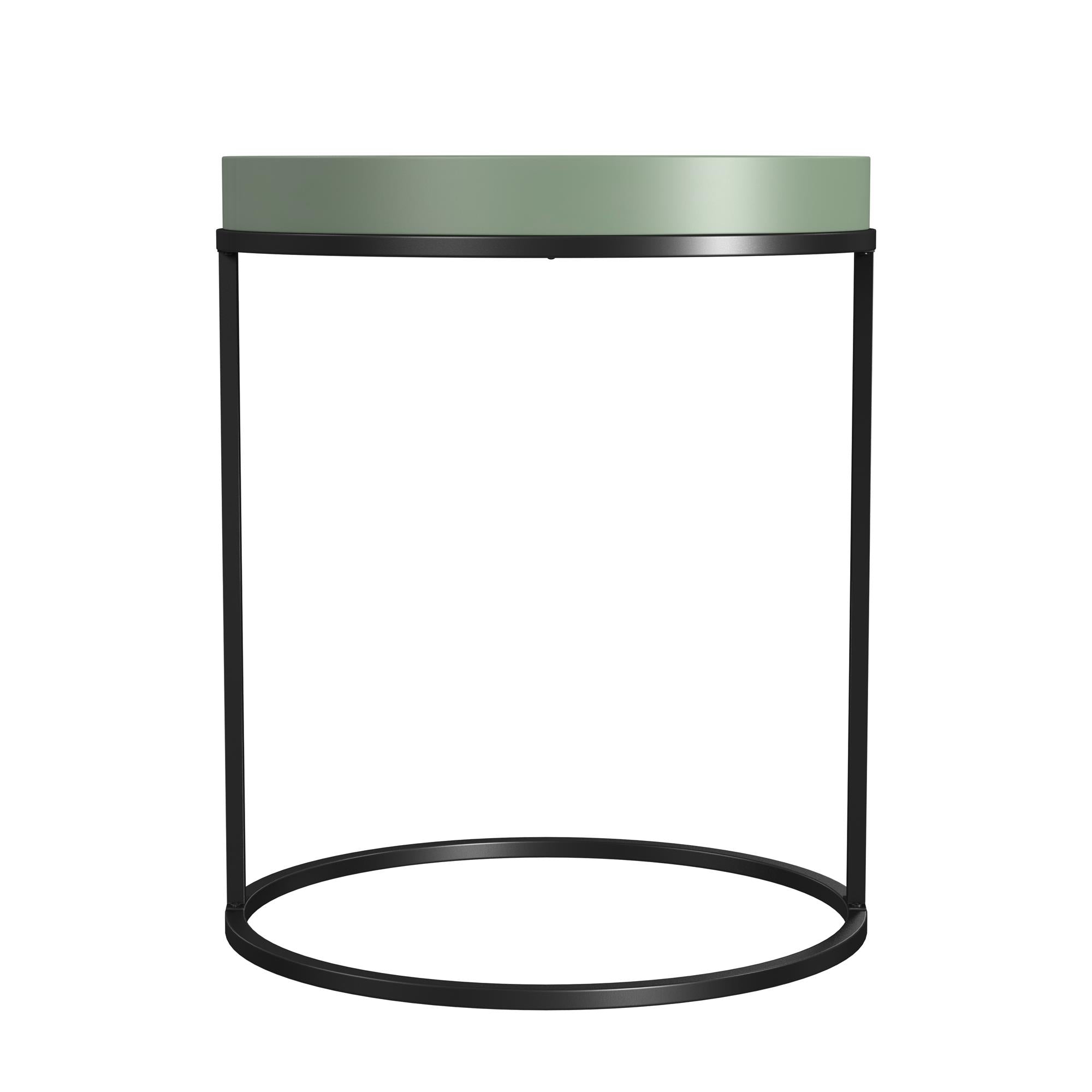 Cortney's Collection Perry Round Accent Table - Sage