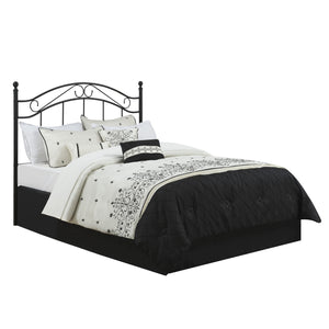 DHP Full/Queen Metal Headboard - Black - Adjustable Full/Queen