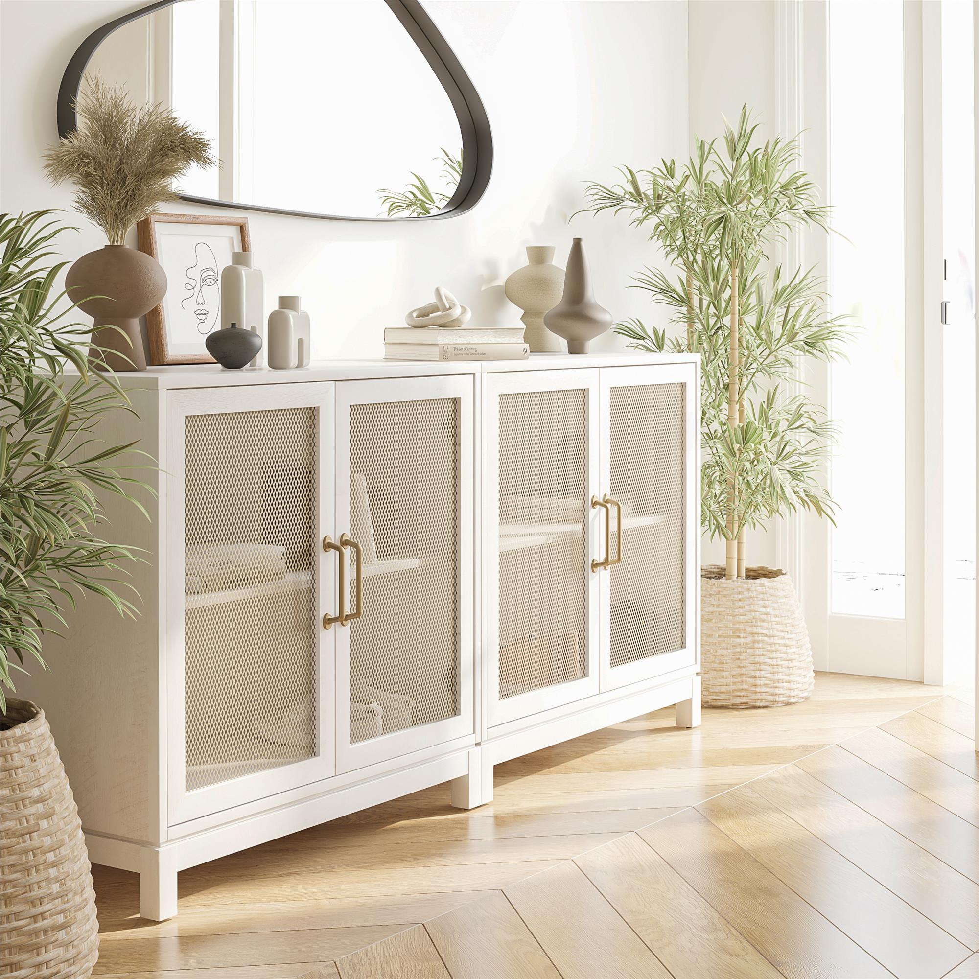 Mr. Kate Tess Accent Cabinet - Ivory Oak