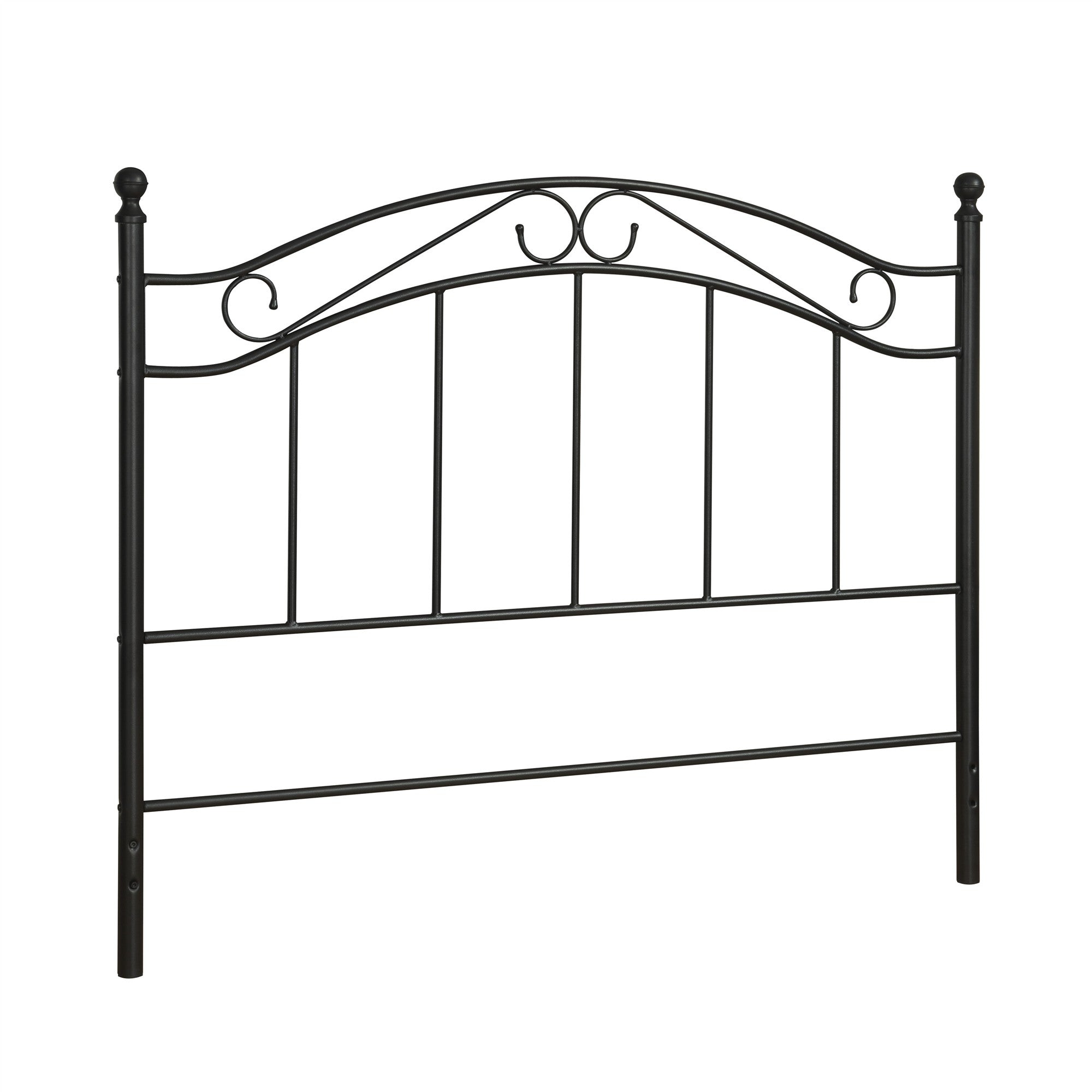 DHP Full/Queen Metal Headboard - Black - Adjustable Full/Queen