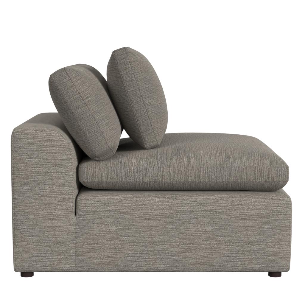 Cortney's Collection York Modular Armless Chair - Taupe