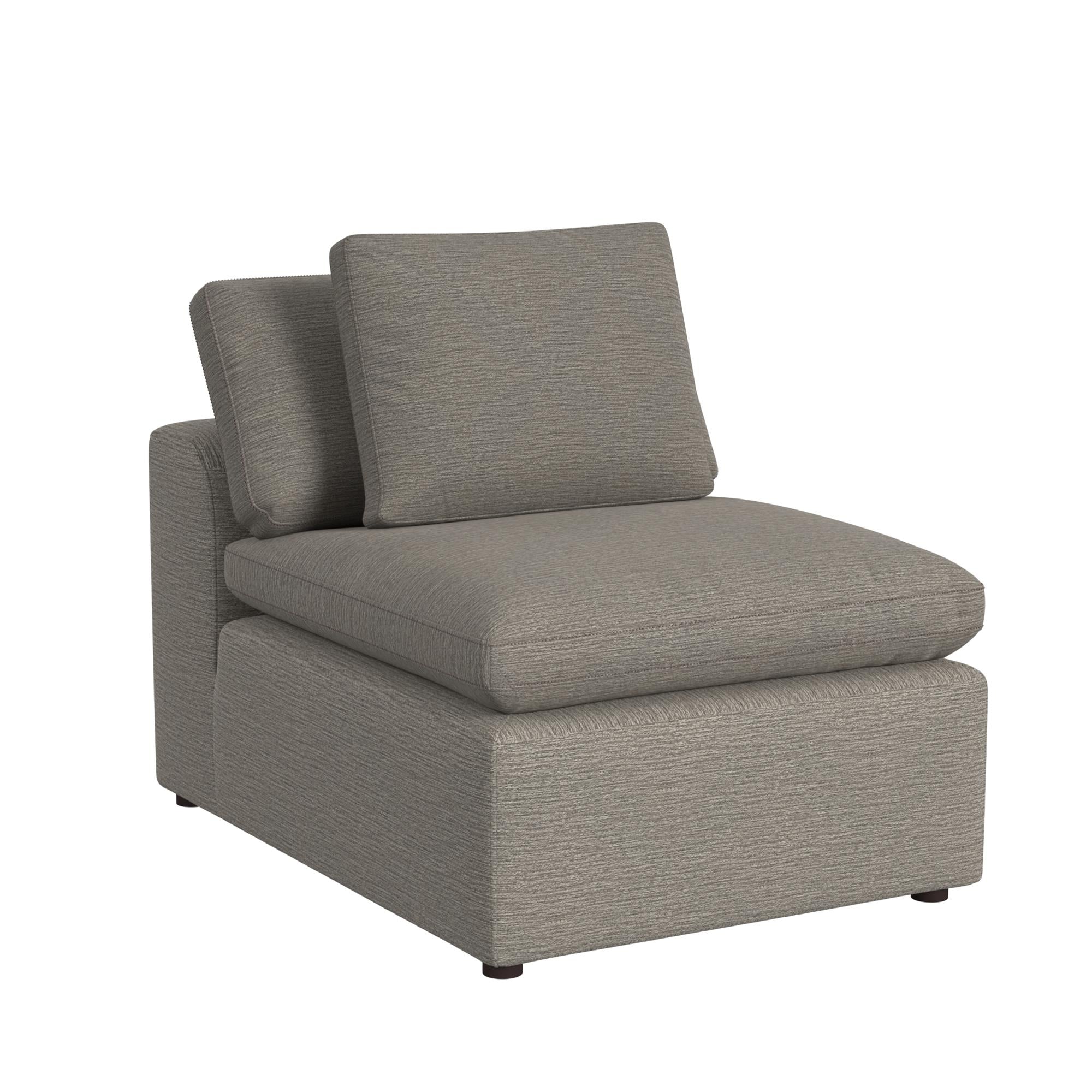 Cortney's Collection York Modular Armless Chair - Taupe