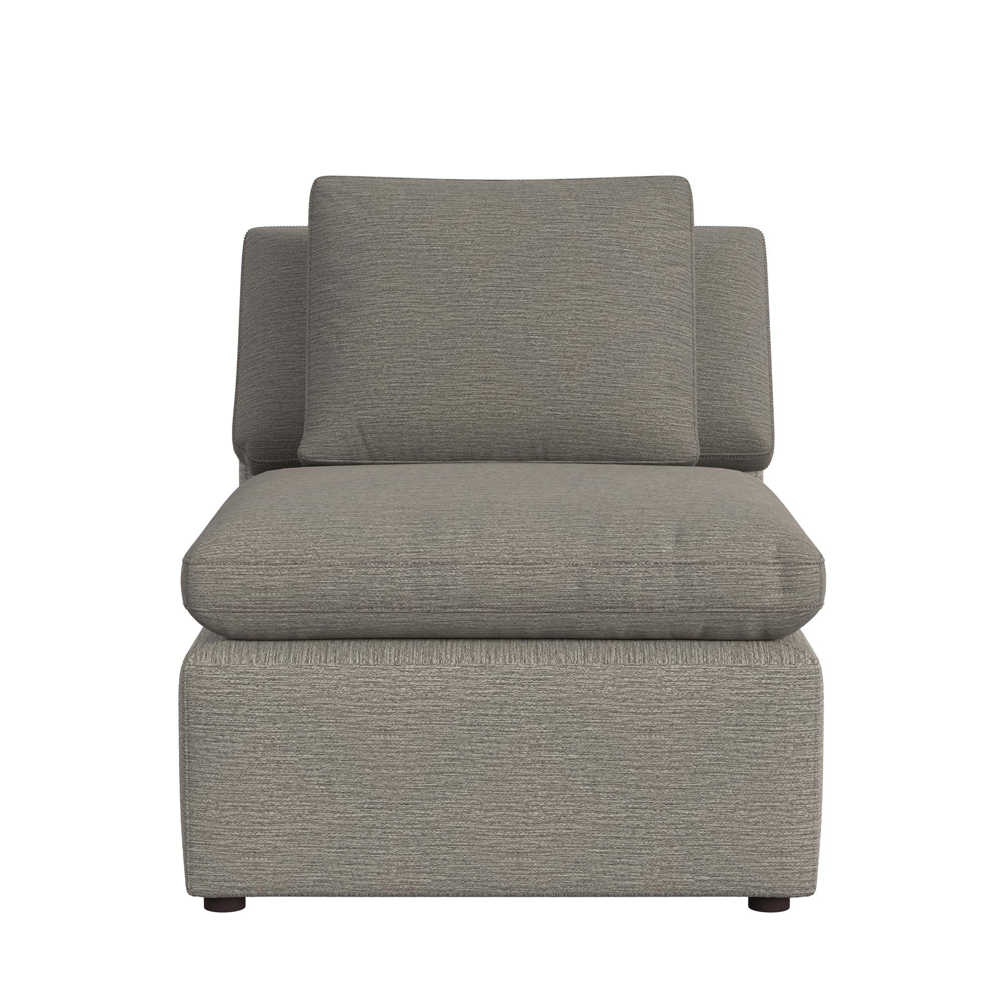 Cortney's Collection York Modular Armless Chair - Taupe