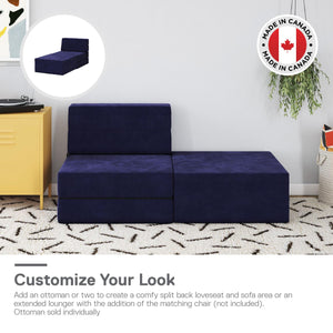 Novogratz The Flower Ottoman Pouf - Blue