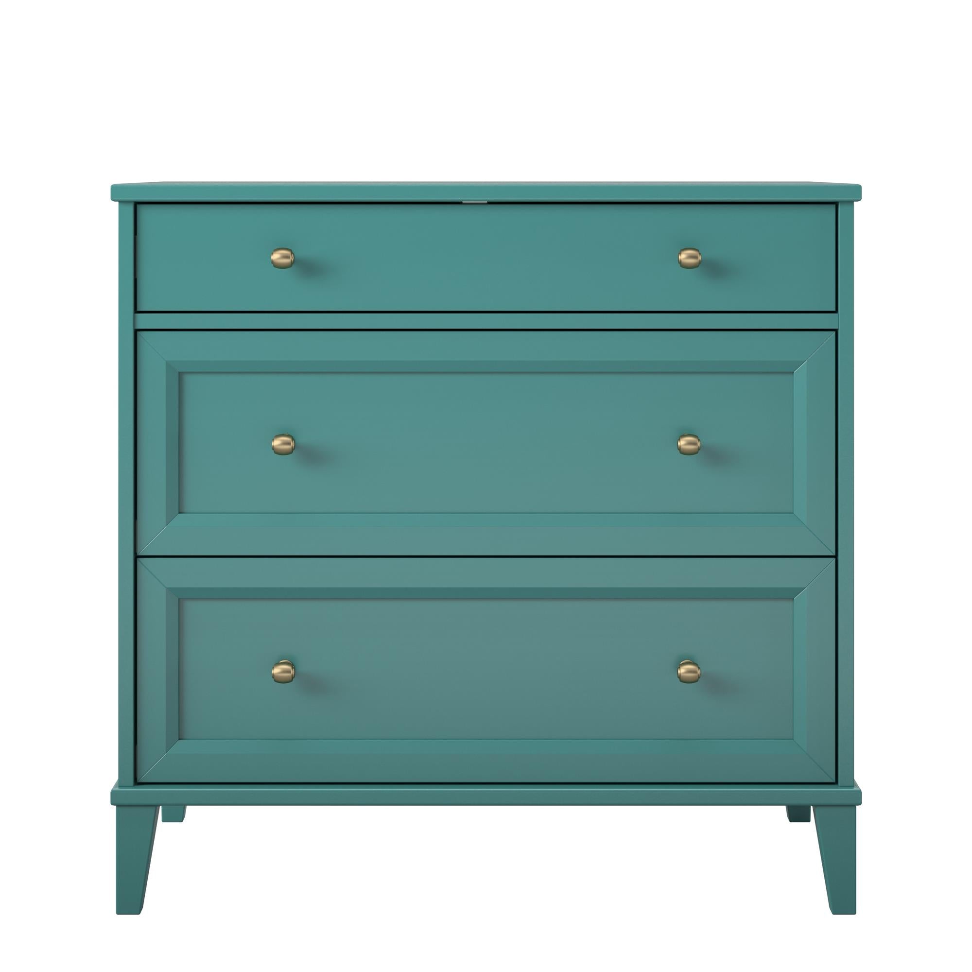 Ameriwood Home Monticello 2 Drawer Dresser w/ Pull-out Desk - Emerald Green