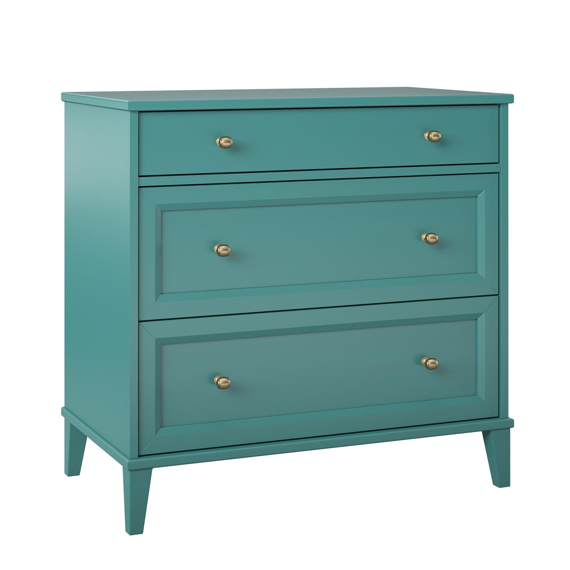 Ameriwood Home Monticello 2 Drawer Dresser w/ Pull-out Desk - Emerald Green