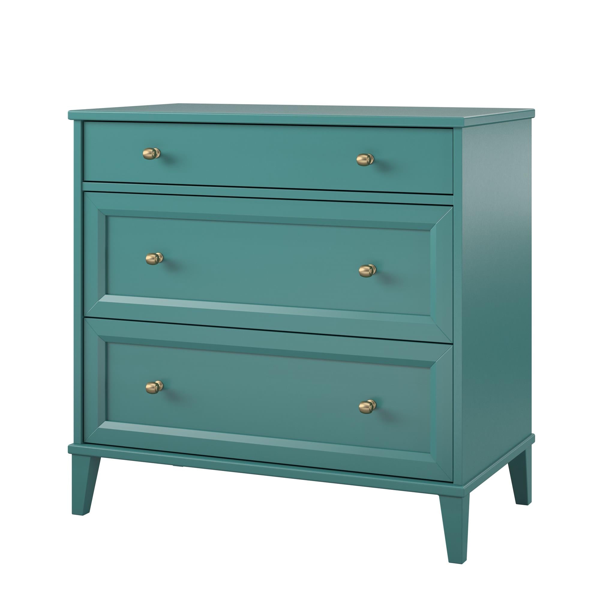 Ameriwood Home Monticello 2 Drawer Dresser w/ Pull-out Desk - Emerald Green