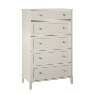 Ameriwood Home Monticello Tall 5 Drawer Dresser - Sharkey Grey