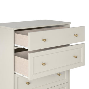 Ameriwood Home Monticello Tall 5 Drawer Dresser - Sharkey Grey