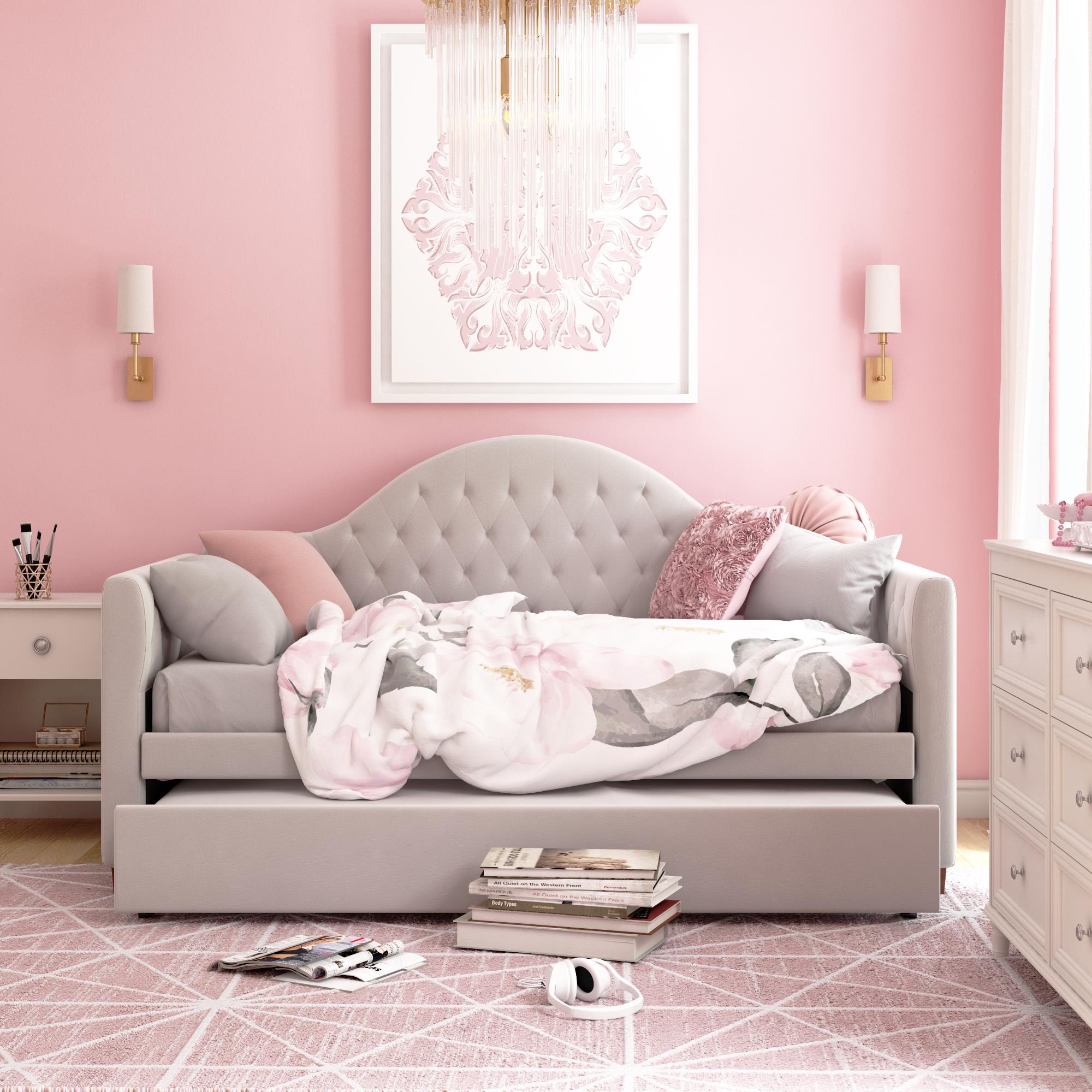 Max & Finn Arden Daybed with Trundle - Dove Gray