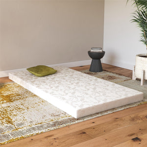 DHP  4" Tri-Folding Mattress - White - Twin