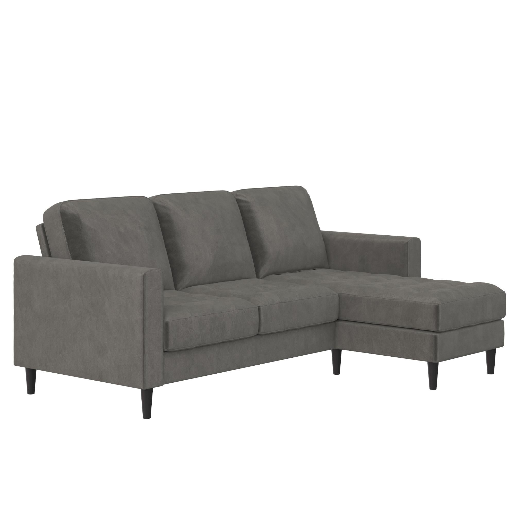 CosmoLiving Strummer Reversible Sectional Sofa - Gray