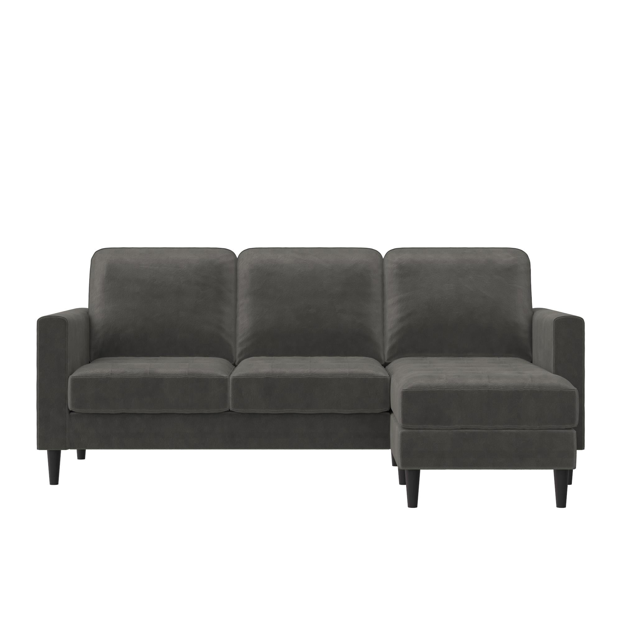 CosmoLiving Strummer Reversible Sectional Sofa - Gray