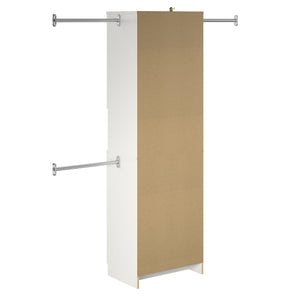 Systembuild Evolution Nevaeh Ridge 3 Drawer Closet Storage - White