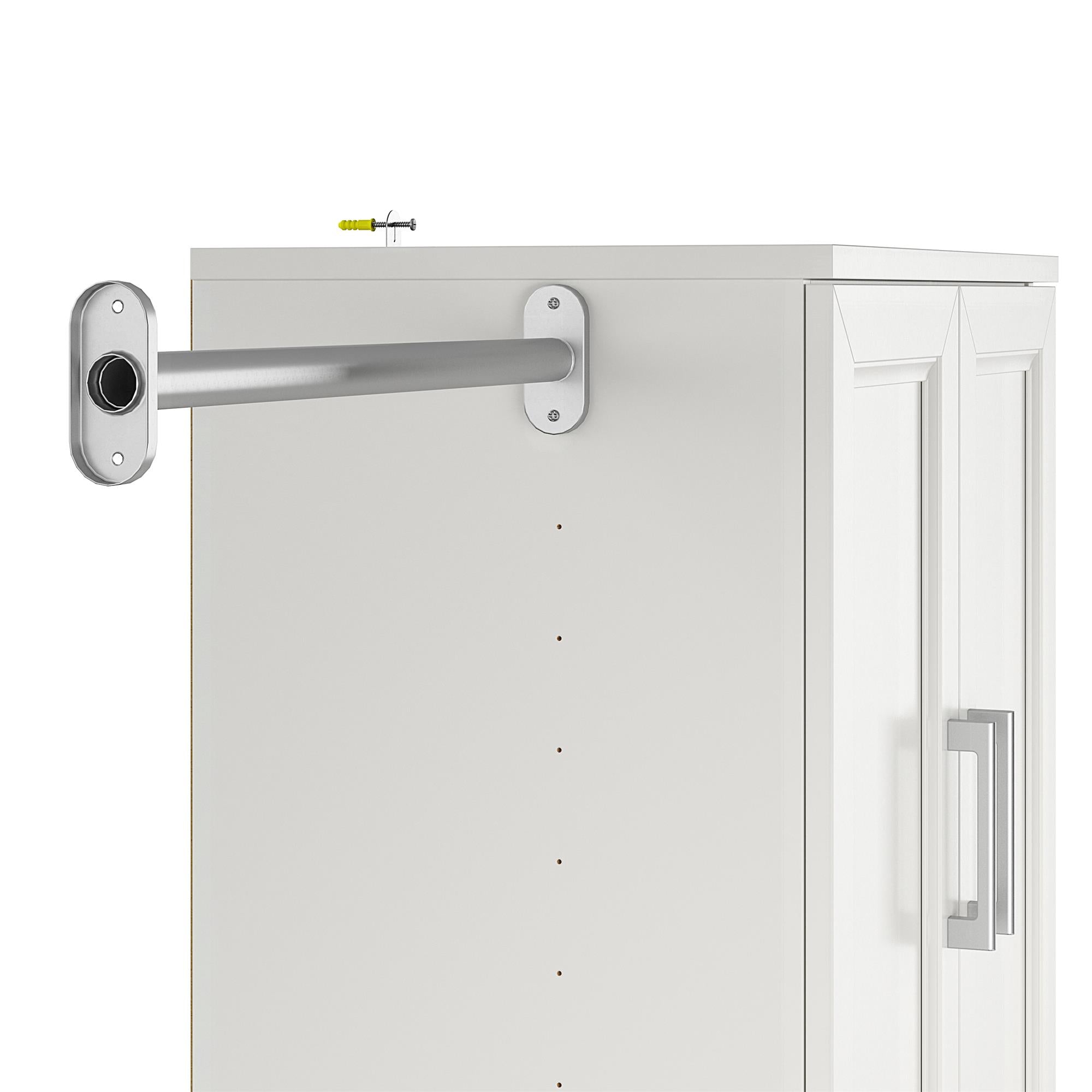 Systembuild Evolution Nevaeh Ridge 3 Drawer Closet Storage - White