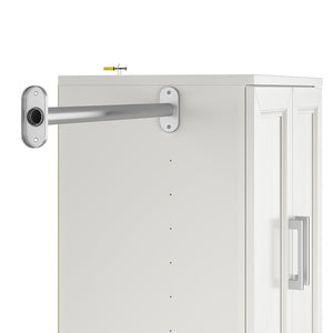 Systembuild Evolution Nevaeh Ridge 3 Drawer Closet Storage - White