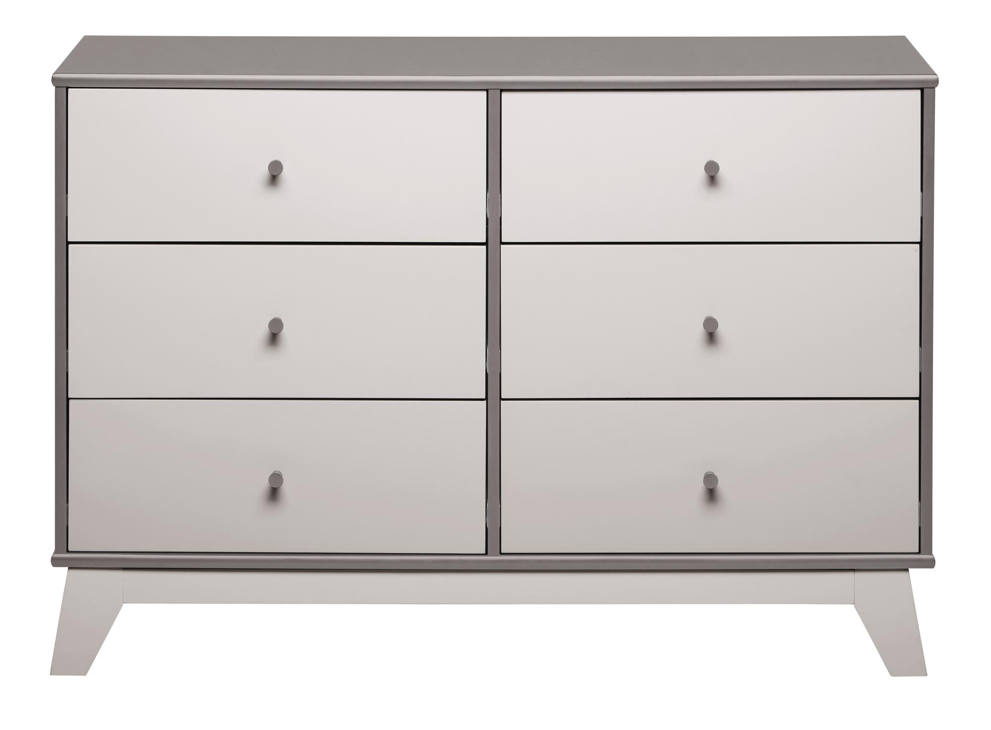 Rowan Valley Flint 6 Drawer Dresser, Two-Tone Gray  - Gray
