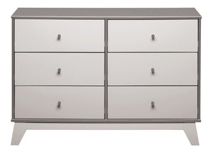 Rowan Valley Flint 6 Drawer Dresser, Two-Tone Gray  - Gray