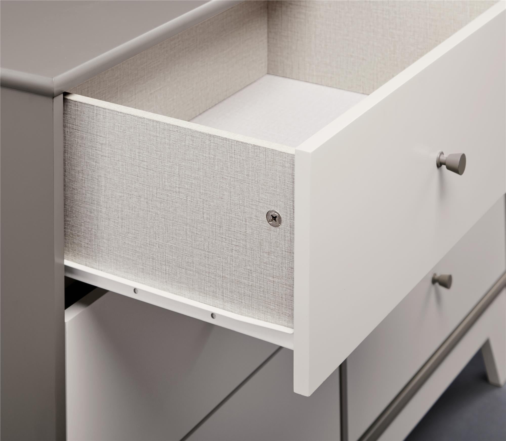 Rowan Valley Flint 6 Drawer Dresser, Two-Tone Gray  - Gray