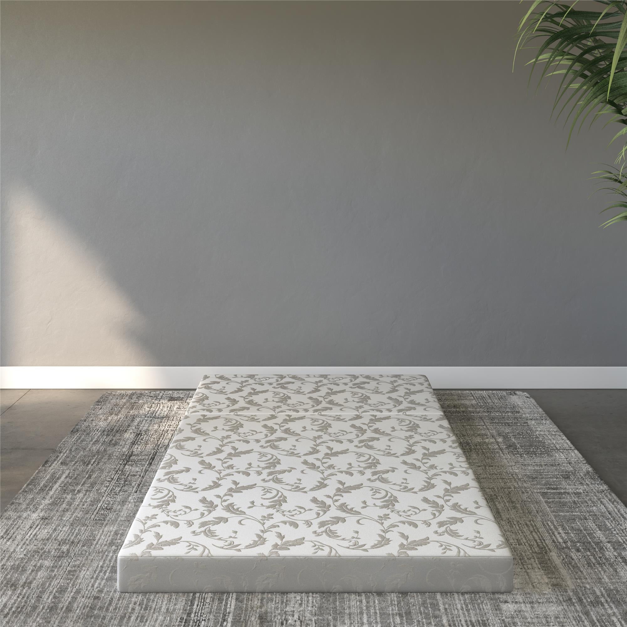 Signature Sleep 4" Twin Tri-Fold Mattress - White - Twin
