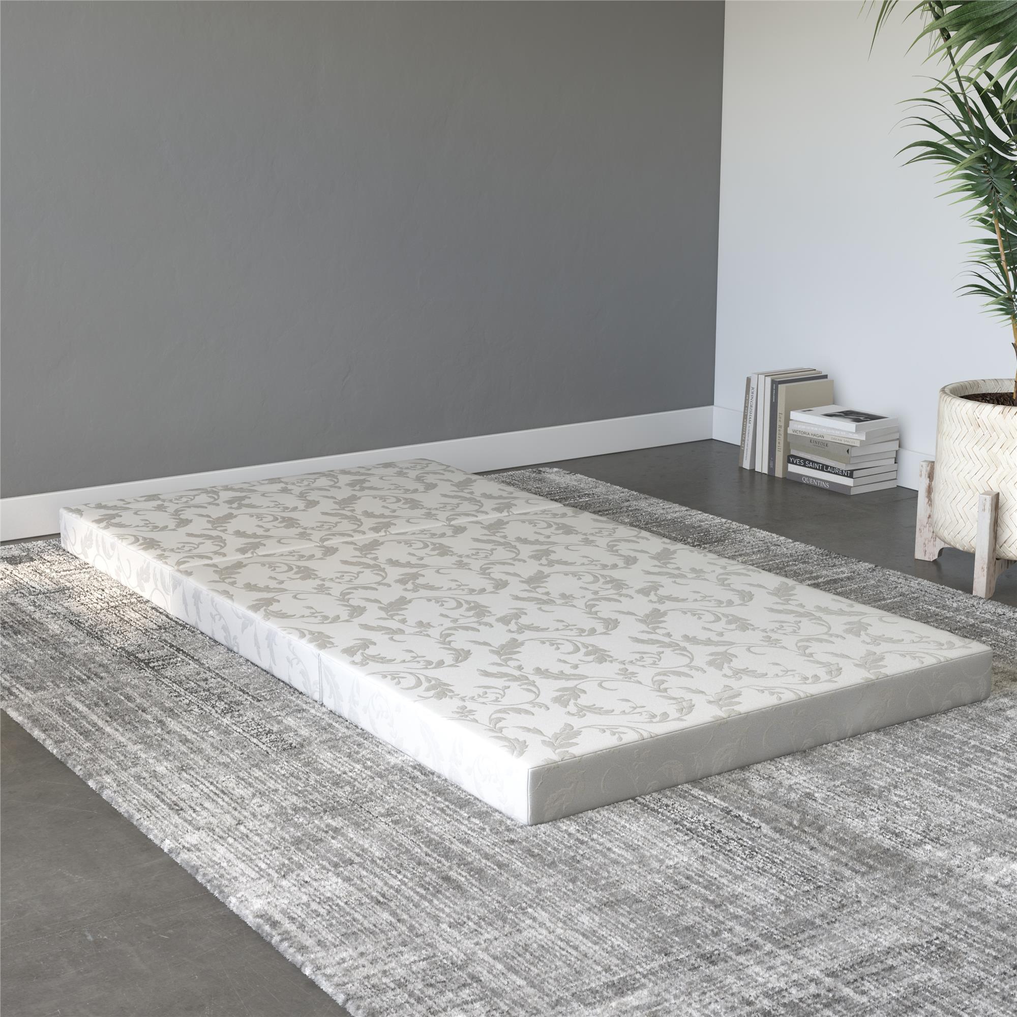 Signature Sleep 4" Twin Tri-Fold Mattress - White - Twin