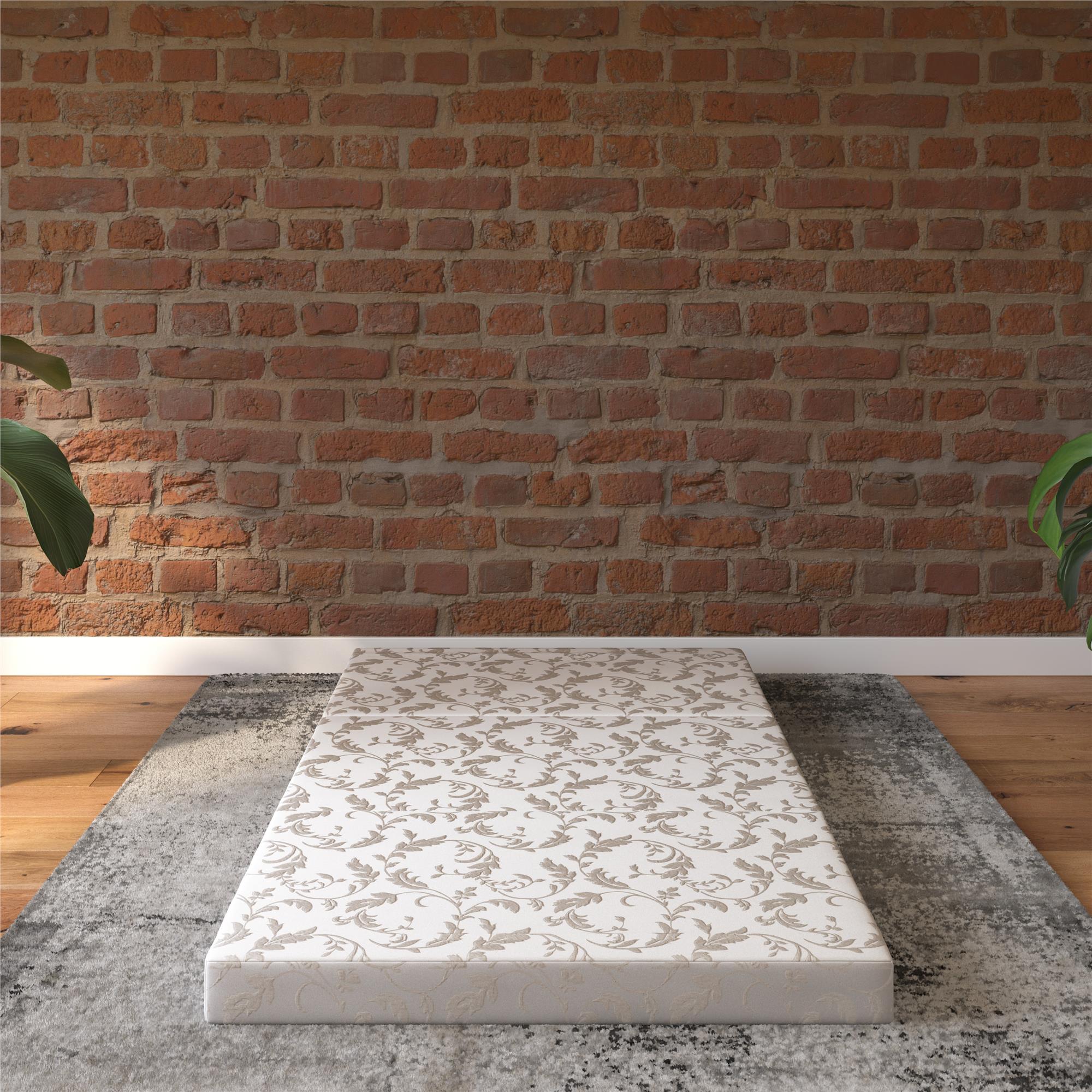 DHP Olee 4" Tri-Folding Mattress - White - Twin