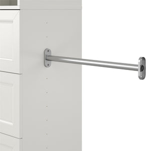 Systembuild Evolution Nevaeh Ridge 4 Drawer Closet Storage - White