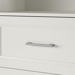 Systembuild Evolution Nevaeh Ridge 4 Drawer Closet Storage - White