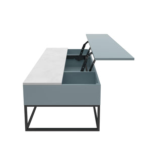 Cortney's Collection Perry Lift-Top Coffee Table - Powder Blue