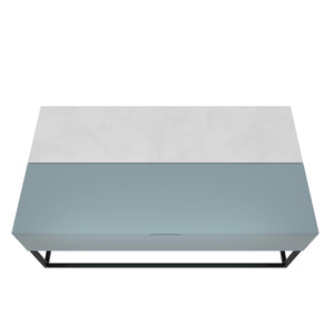 Cortney's Collection Perry Lift-Top Coffee Table - Powder Blue