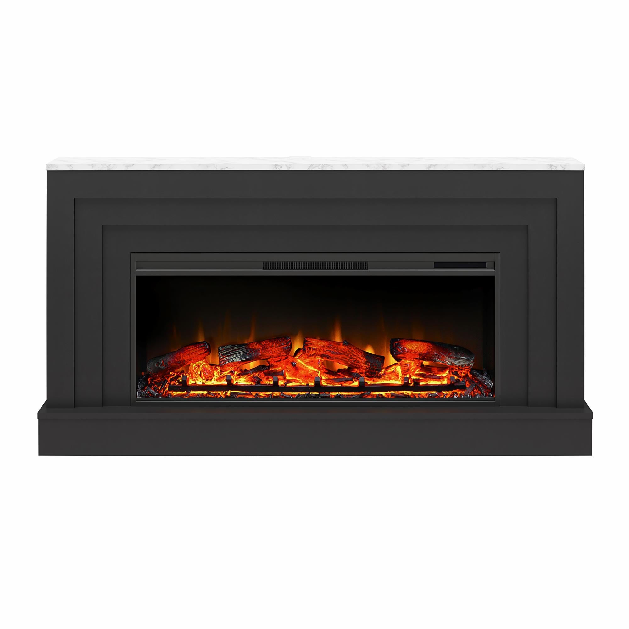 Ameriwood Home Lynnhaven Wide Mantel with Linear Electric