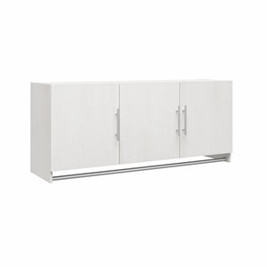 Systembuild Evolution Camberly 3 Door Wall Cabinet with Hanging Rod - Ivory Oak