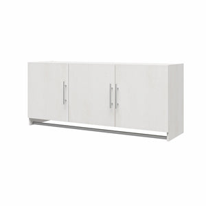 Systembuild Evolution Camberly 3 Door Wall Cabinet with Hanging Rod - Ivory Oak