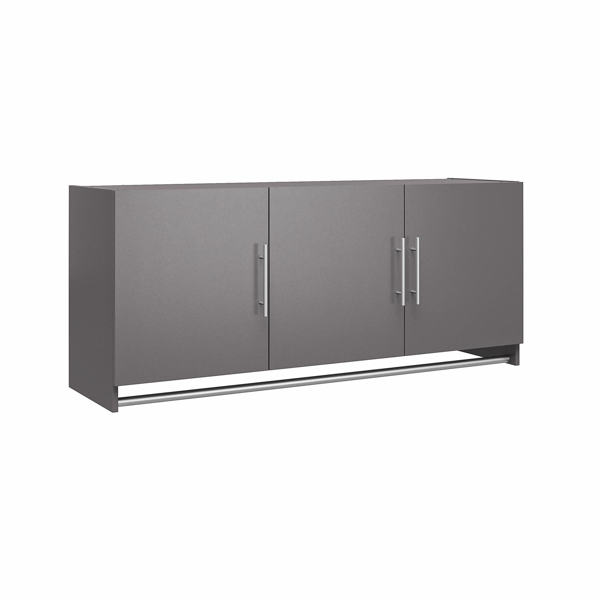 Systembuild Evolution Camberly 3 Door Wall Cabinet with Hanging Rod - Graphite Grey
