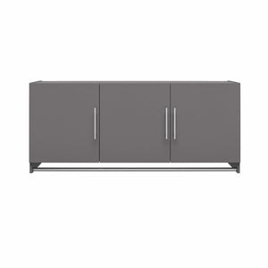 Systembuild Evolution Camberly 3 Door Wall Cabinet with Hanging Rod - Graphite Grey