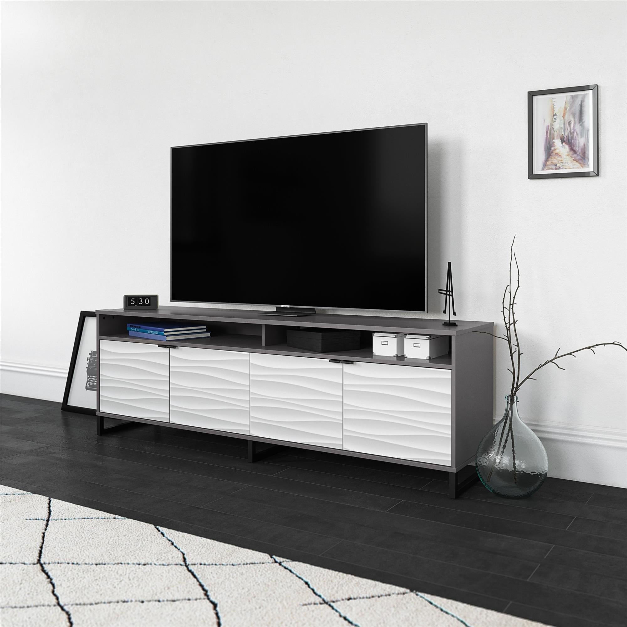 Ameriwood Home Monterey Media Console for TVs up to 85" - Graphite