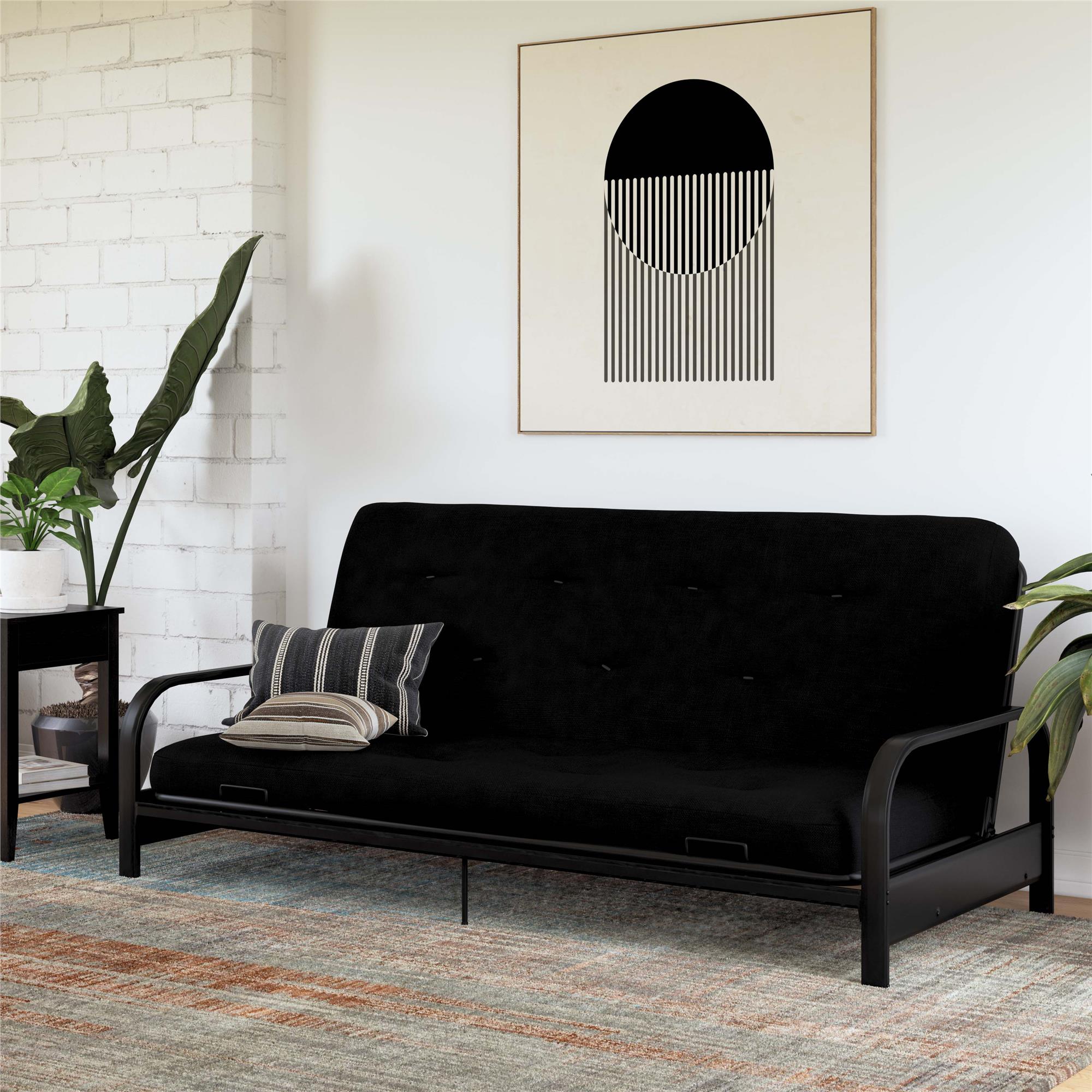 DHP Trule 6" Spring Futon Mattress - Black - Full