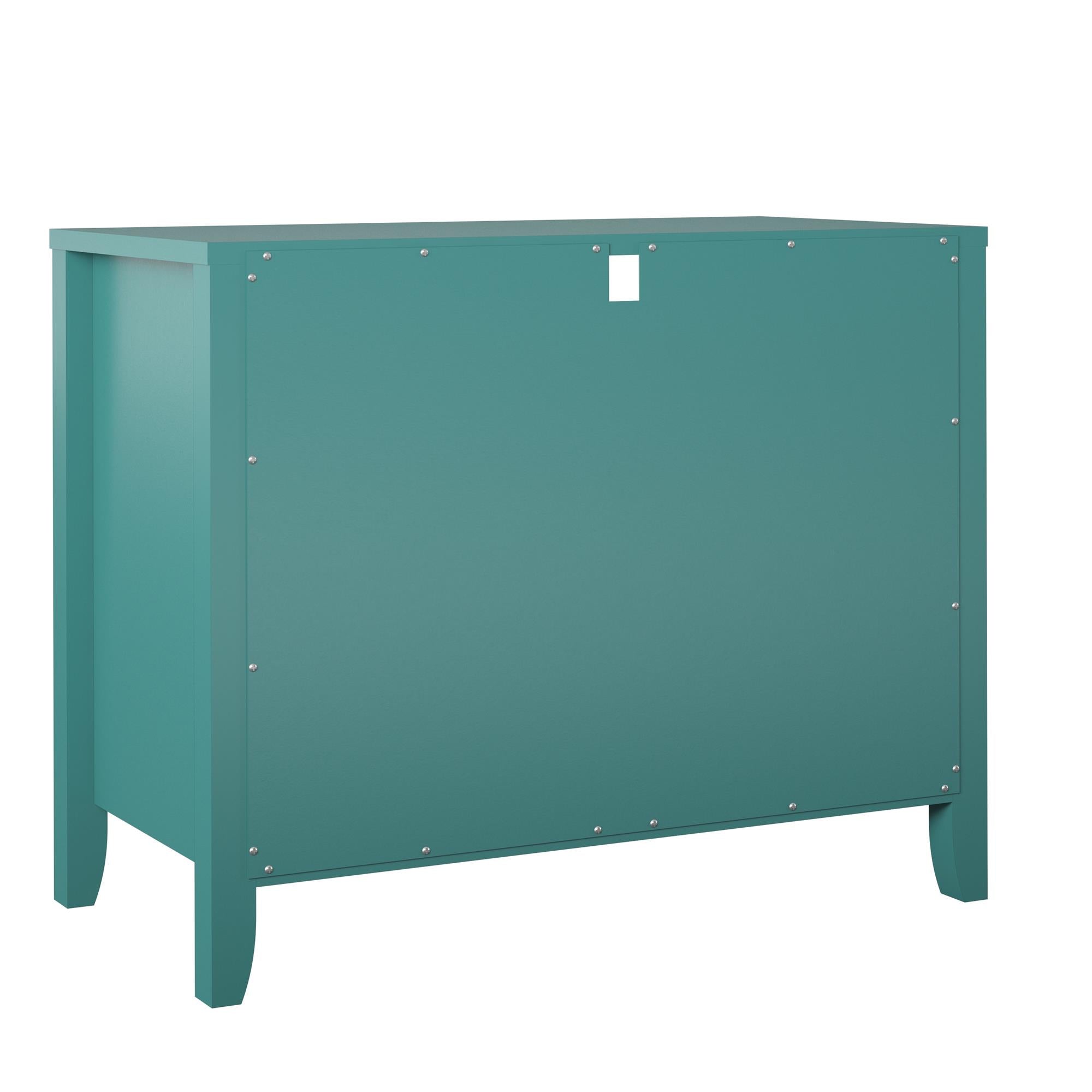 Novogratz Her Majesty 2 Drawer Nightstand - Emerald Green
