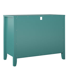 Novogratz Her Majesty 2 Drawer Nightstand - Emerald Green