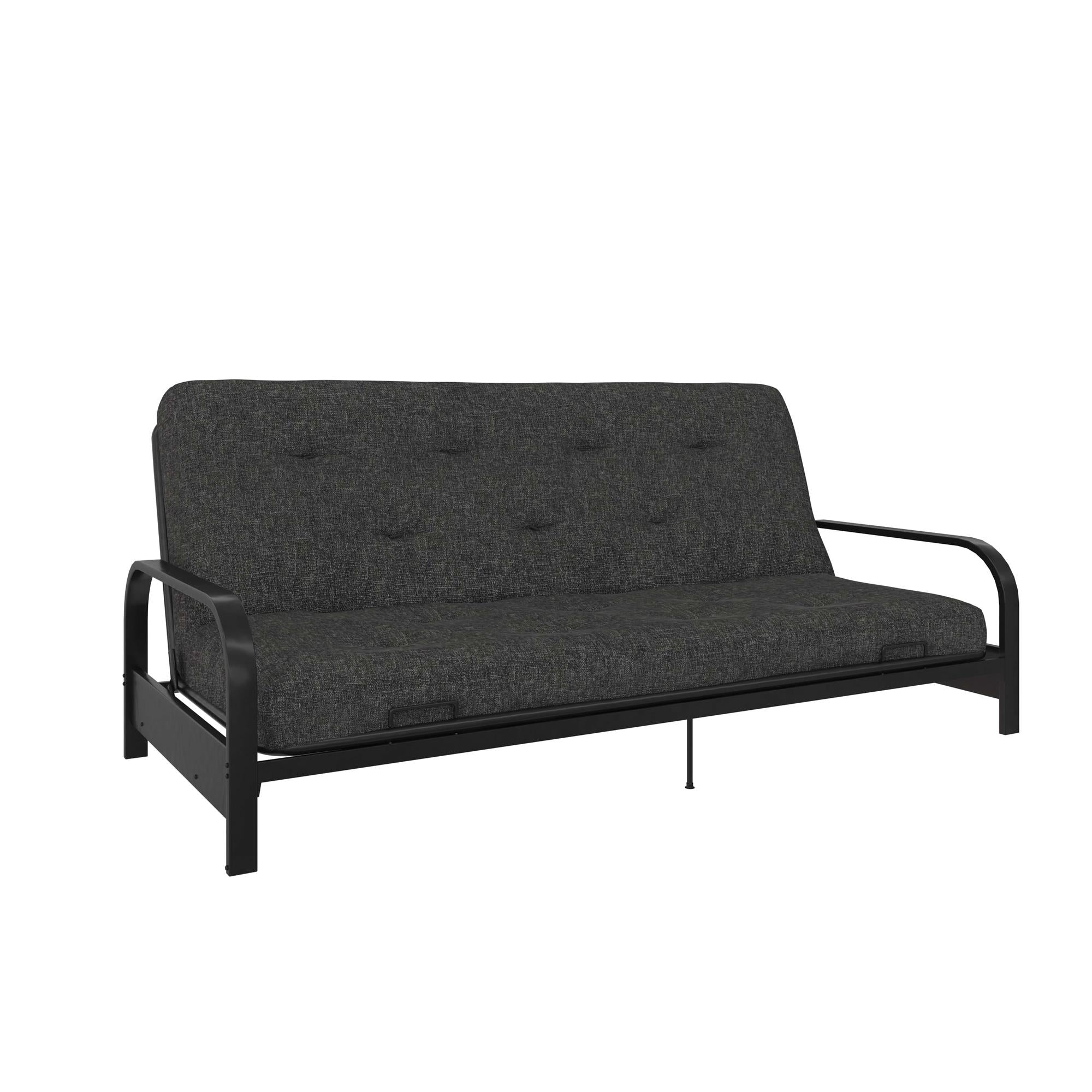 DHP Trule 6" Spring Futon Mattress - Dark Gray Linen - Full