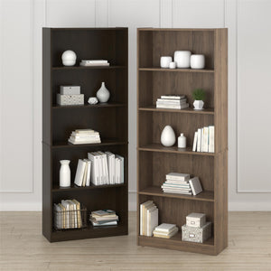 Ameriwood Home Hayden 5 Shelf Bookcase - Rustic Oak