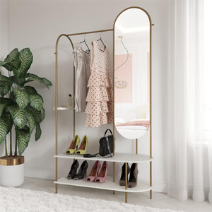 CosmoLiving Anastasia Valet - White