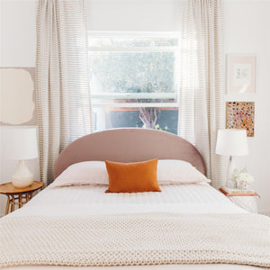 Mr. Kate Moon Upholstered Bed with Storage - Blush - Full
