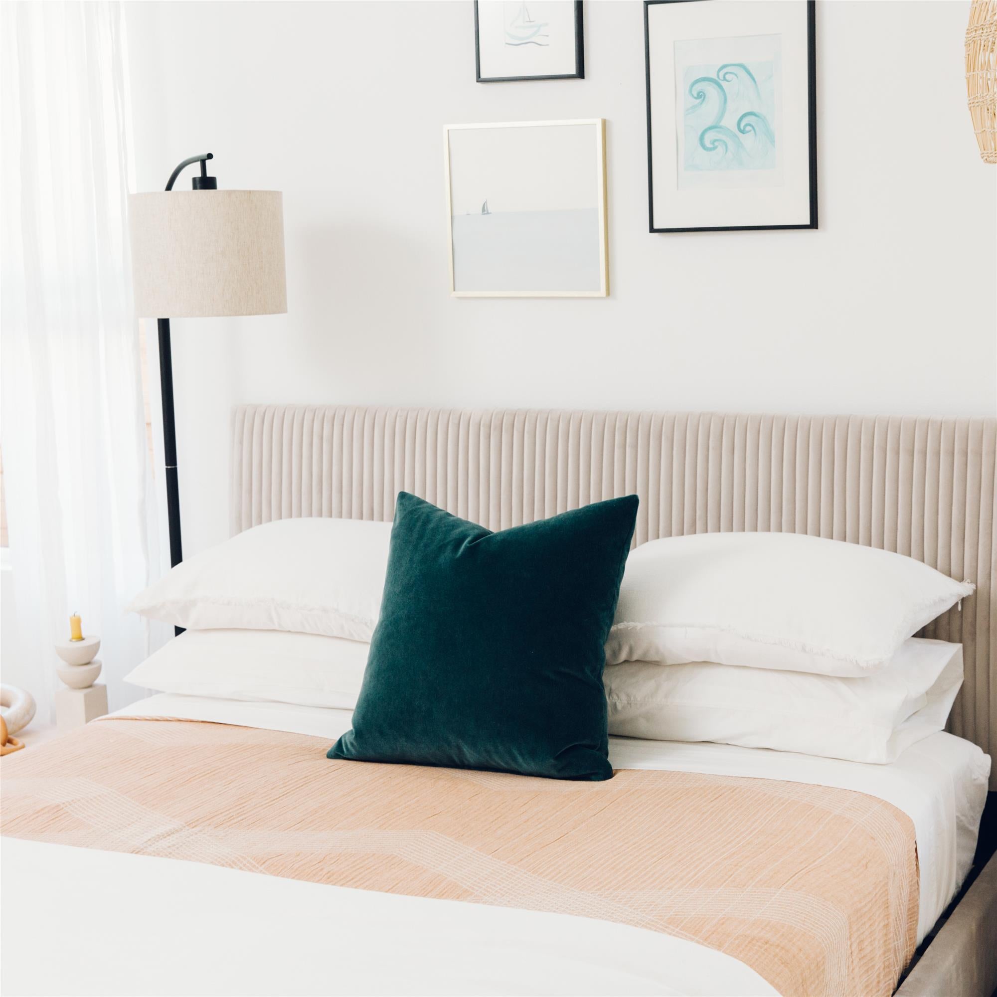 Mr. Kate Daphne Upholstered Bed - Light Gray - Queen