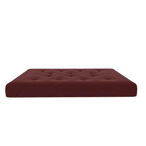 Signature Sleep Braga 8" Spring Coil Full Size Futon Mattress - Ruby Red - Full