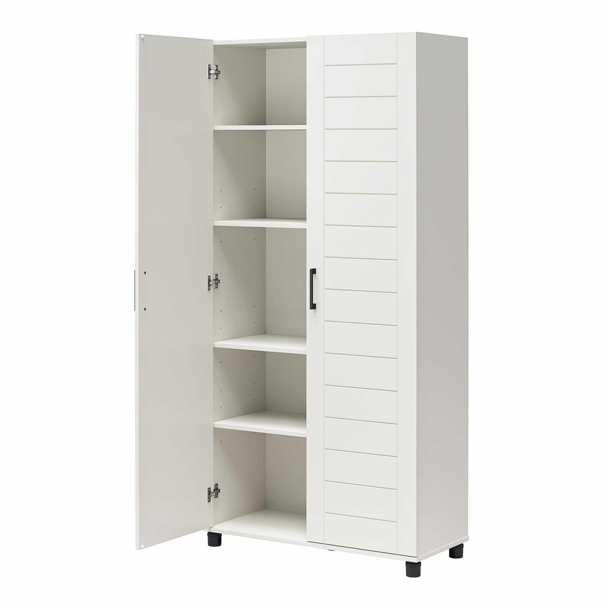 Systembuild Evolution Loxley 36" Wide 2 Door Shiplap Cabinet - White