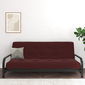Signature Sleep Braga 8" Spring Coil Full Size Futon Mattress - Ruby Red - Full