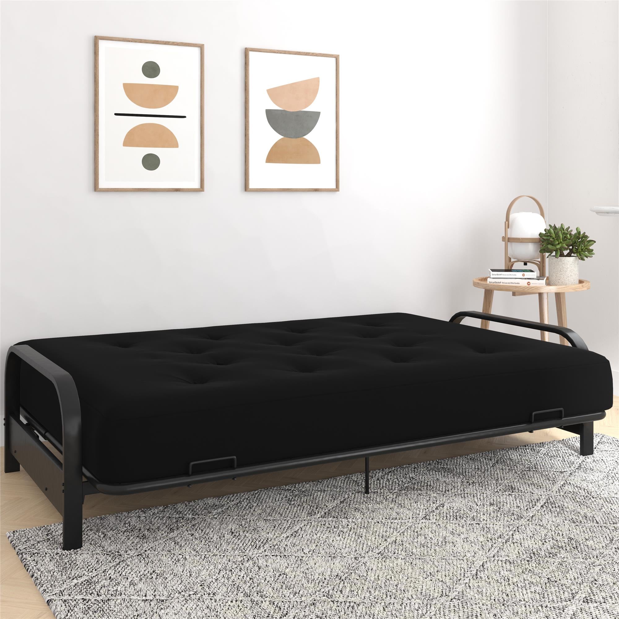 DHP Trule 8" Spring Futon Mattress - Black - Full