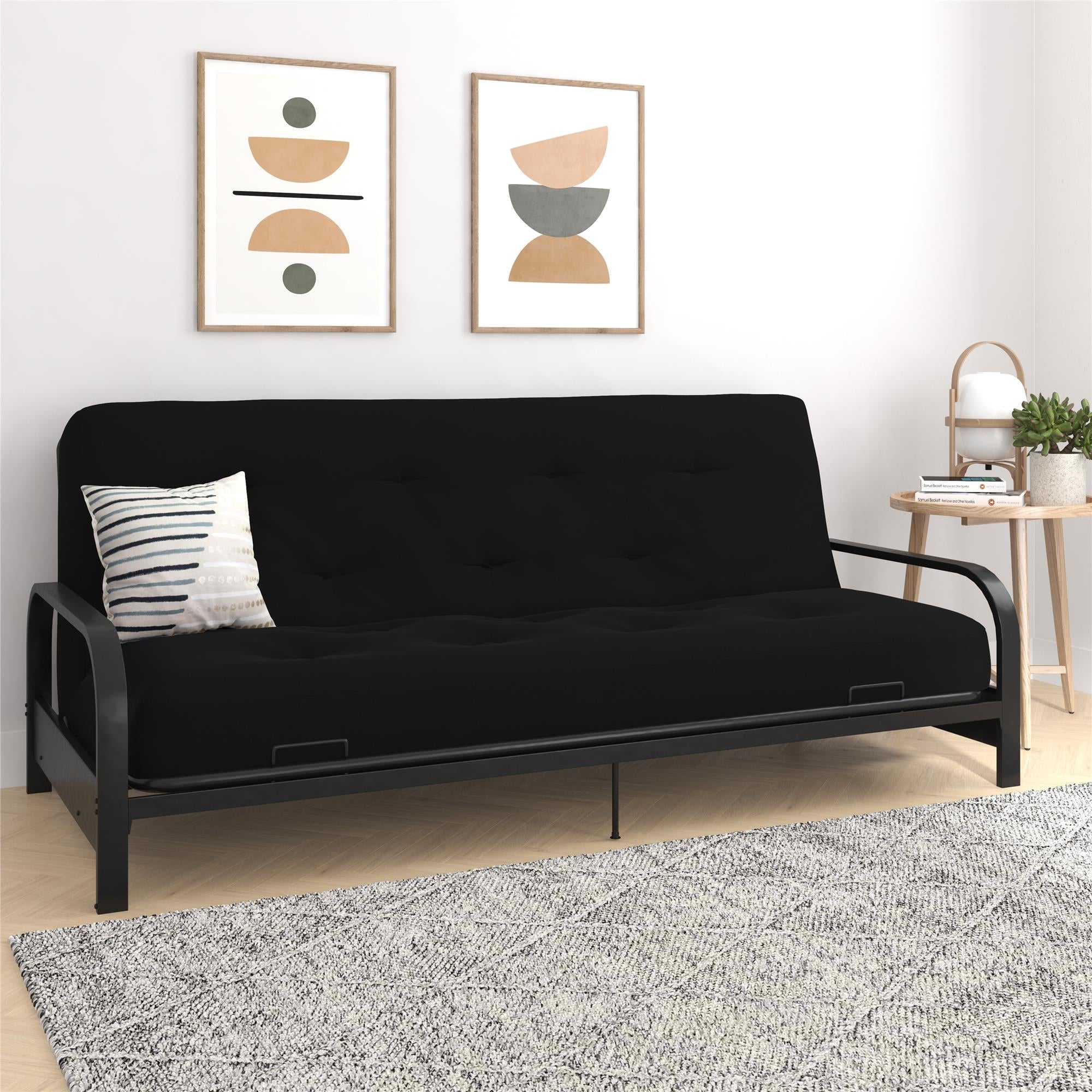 DHP Trule 8" Spring Futon Mattress - Black - Full
